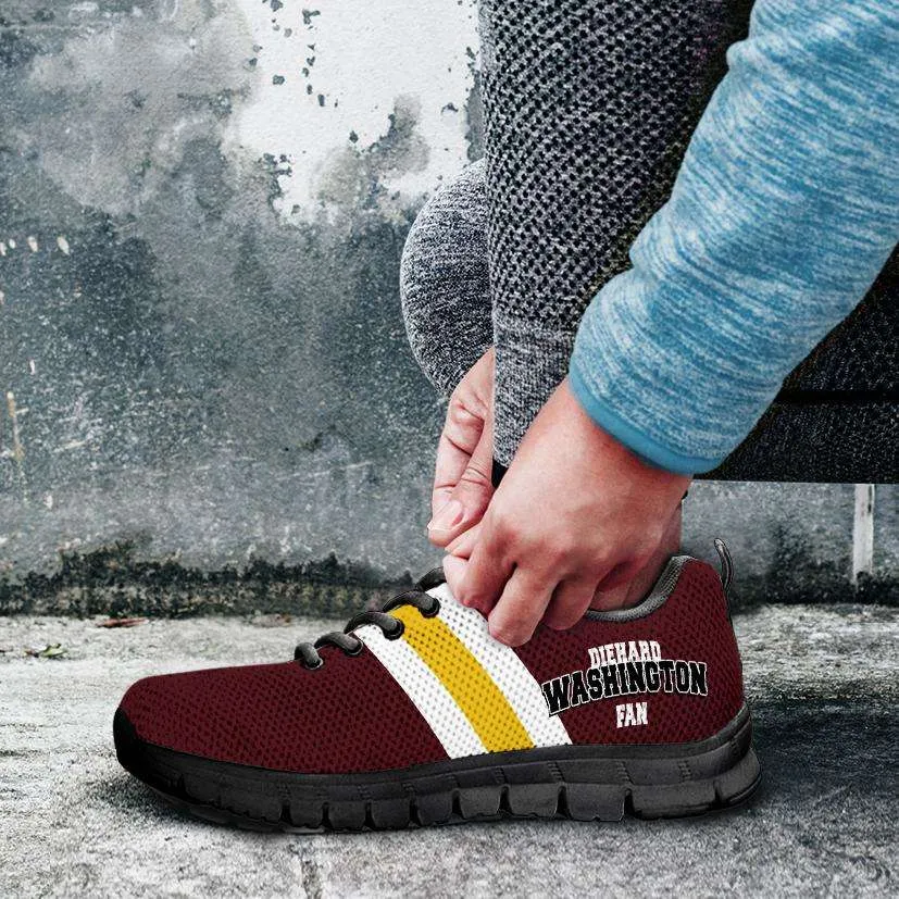 Diehard Washington Redskins Fan Running Shoes