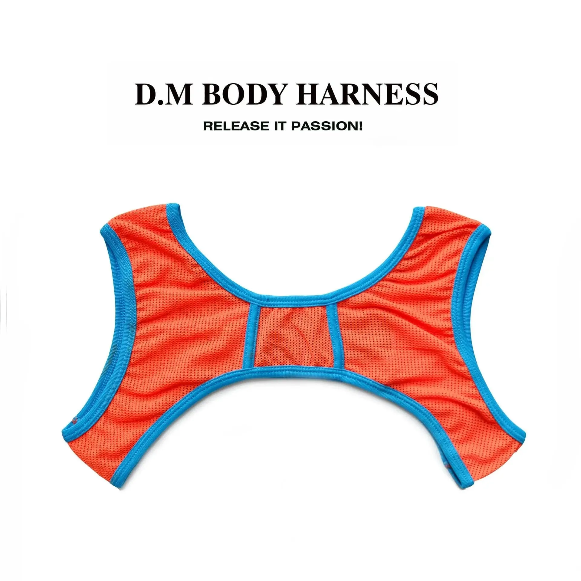 D.M mens leather harness Fitness Chest Strap