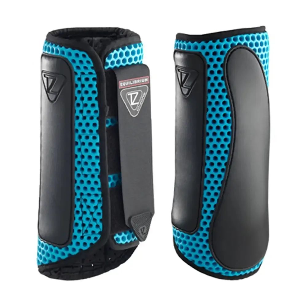 Equilibrium Tri-Zone Impact Sports Boots Blue Hind