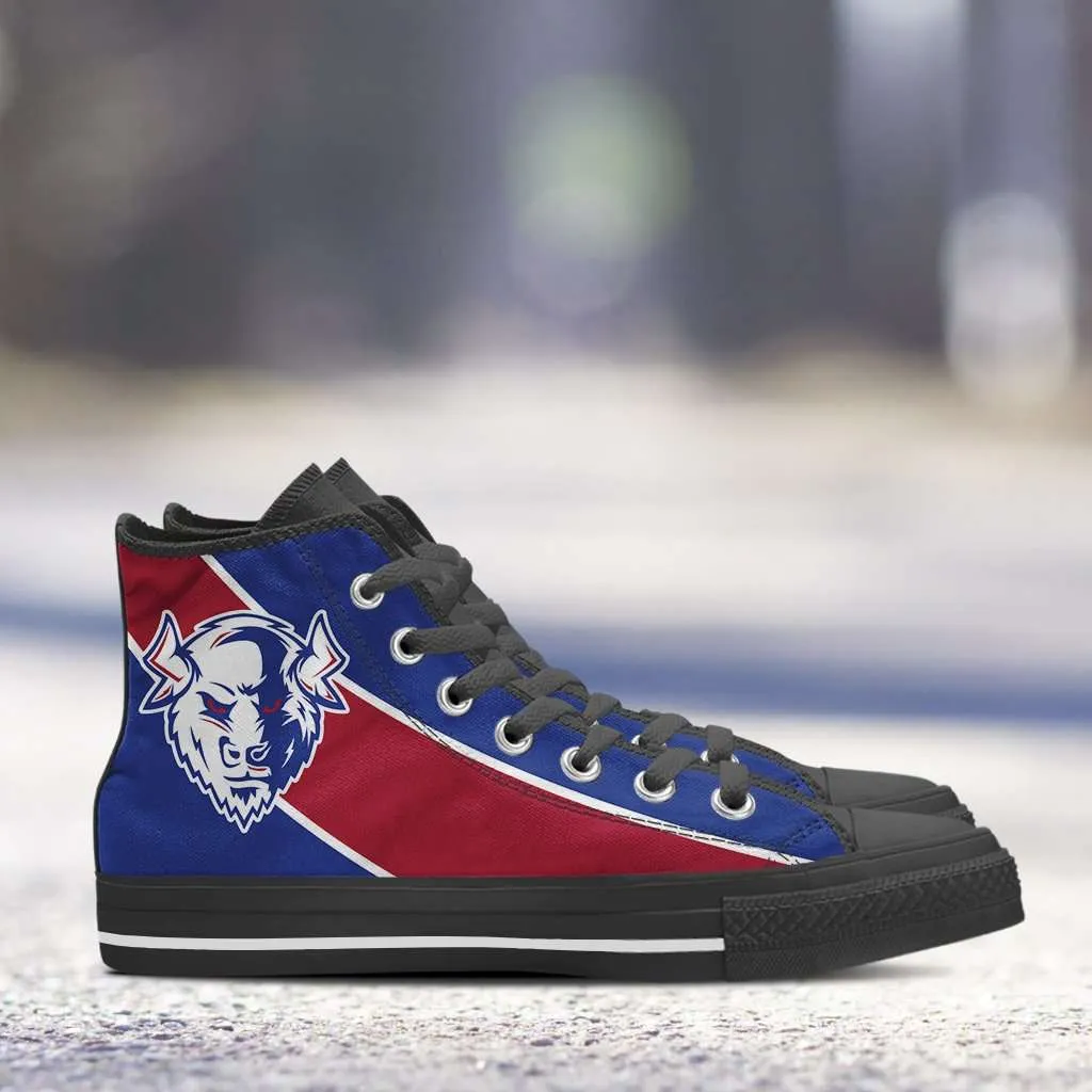 Fan Art Buffalo Bills Canvas High Top Shoes