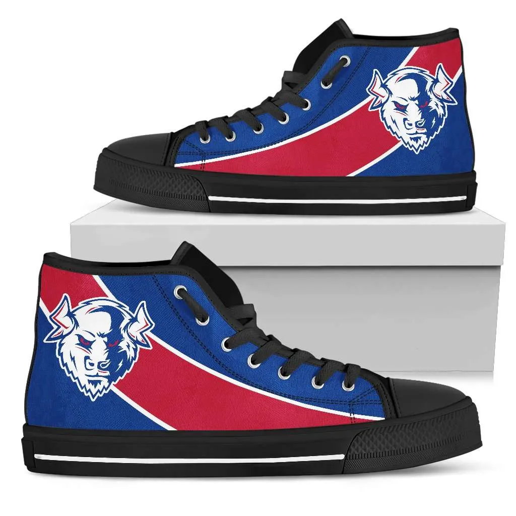 Fan Art Buffalo Bills Canvas High Top Shoes