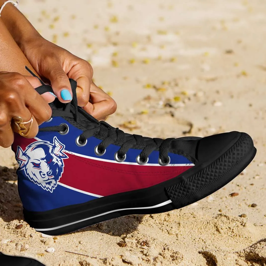Fan Art Buffalo Bills Canvas High Top Shoes