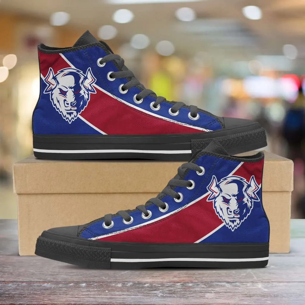Fan Art Buffalo Bills Canvas High Top Shoes