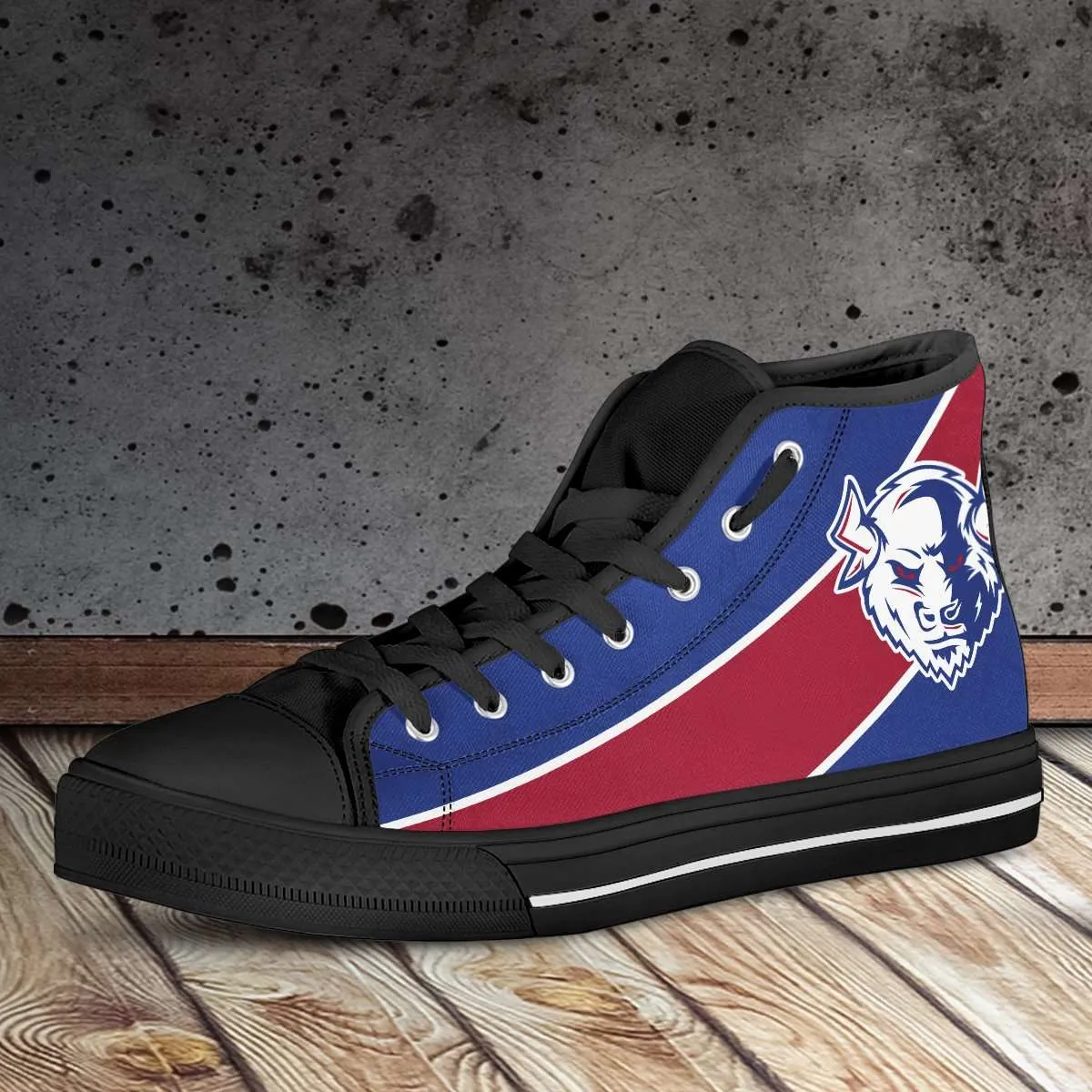 Fan Art Buffalo Bills Canvas High Top Shoes