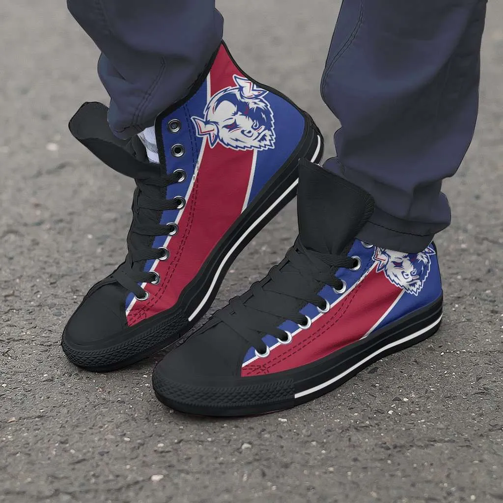 Fan Art Buffalo Bills Canvas High Top Shoes