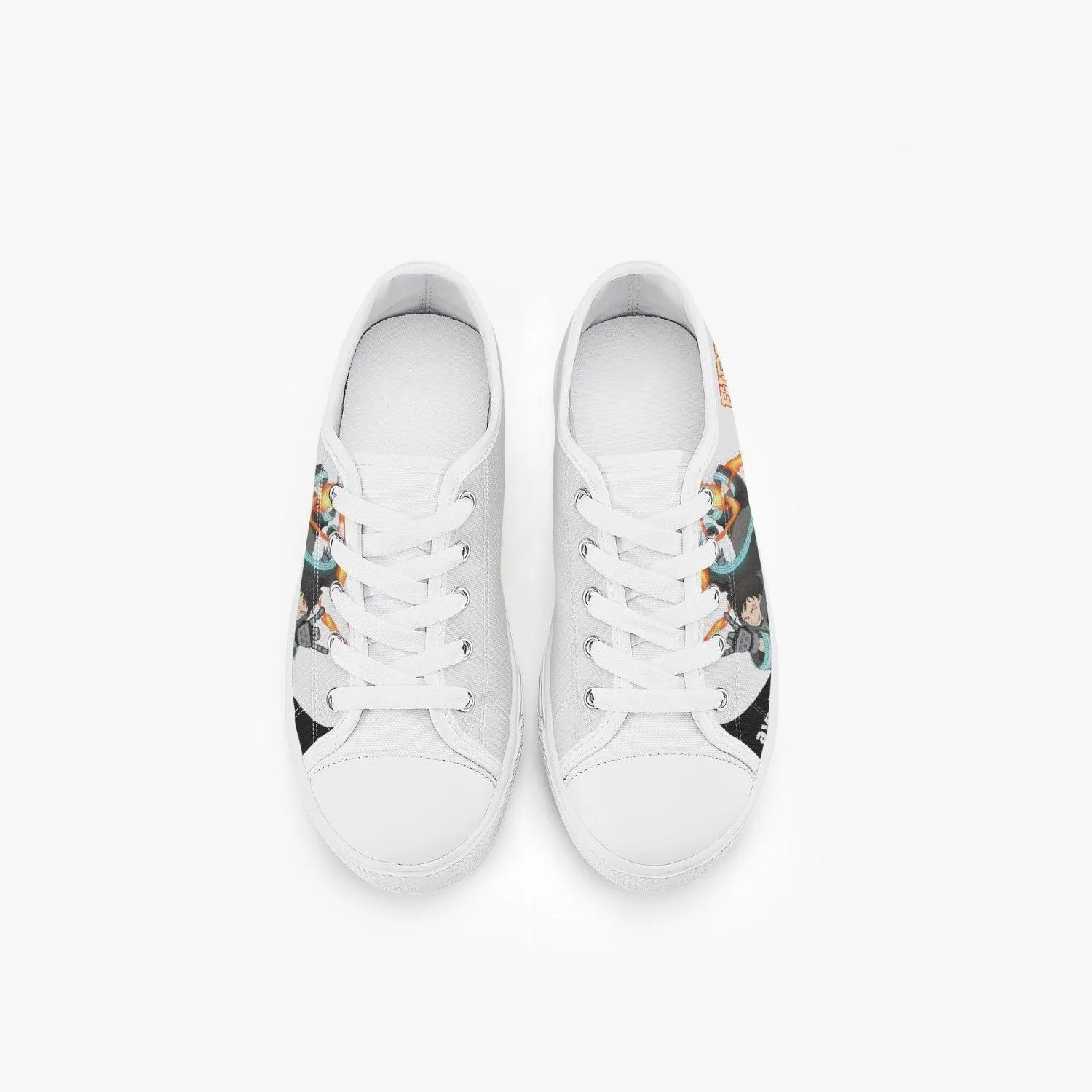 Fire Force Shinra Kusakabe Kids A-Star Low Anime Shoes