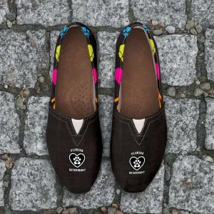 Florida Veterinary Casual Canvas Slip on Shoes Women's Flats