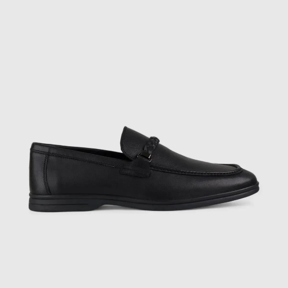 Formales Leather Loafers Black 2241A-1