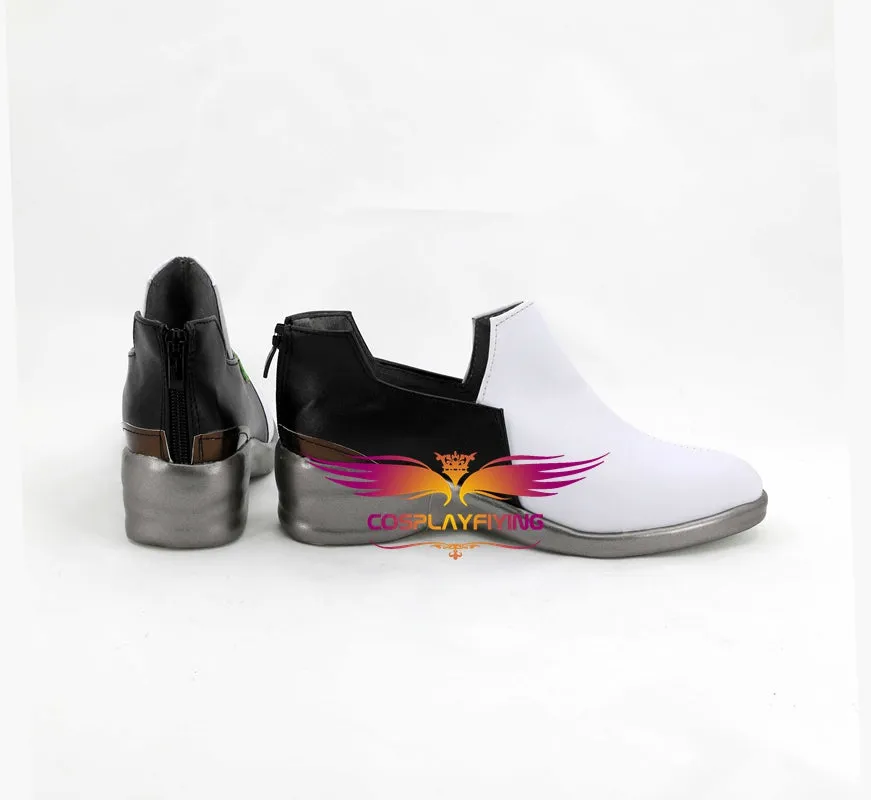 FPS Game OW Overwatch D.Va Cosplay Shoes Boots Custom Made for Adult Men and Women Halloween Carnival Version B