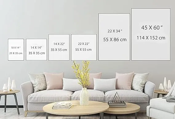 GADGETS WRAP Canvas Gallery Wrap Framed for Home Office Studio Living Room Decoration (14x22inch) - Not My Shoes