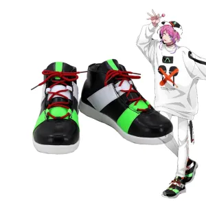 Game DRB Division Rap Battle Hypnosis Mic Ramuda Cosplay Shoes Boots Custom Made for Adult Men and Women Halloween Carnival Version B