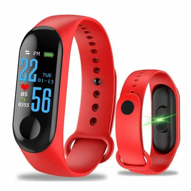 Heart Rate Monitor Smart Watch Wristband Waterproof Bracelet Sports Step Counter Health Blood Pressure Fitness Tracker SmartBand