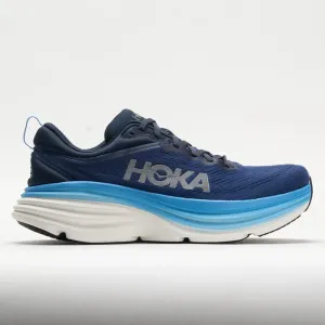 Hoka Bondi 8 Men's Trail Running Shoes| Blue Outer Space/All Aboard