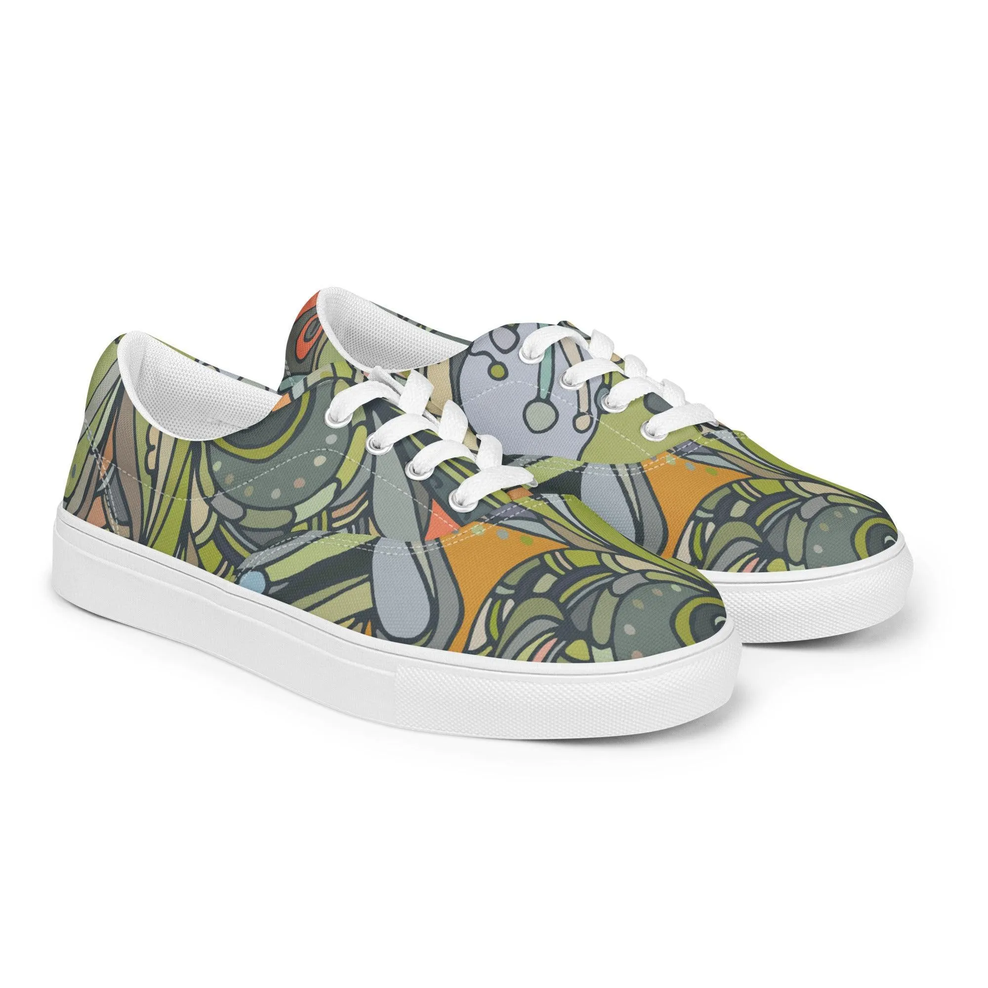 Jana Lace Up Canvas Sneakers