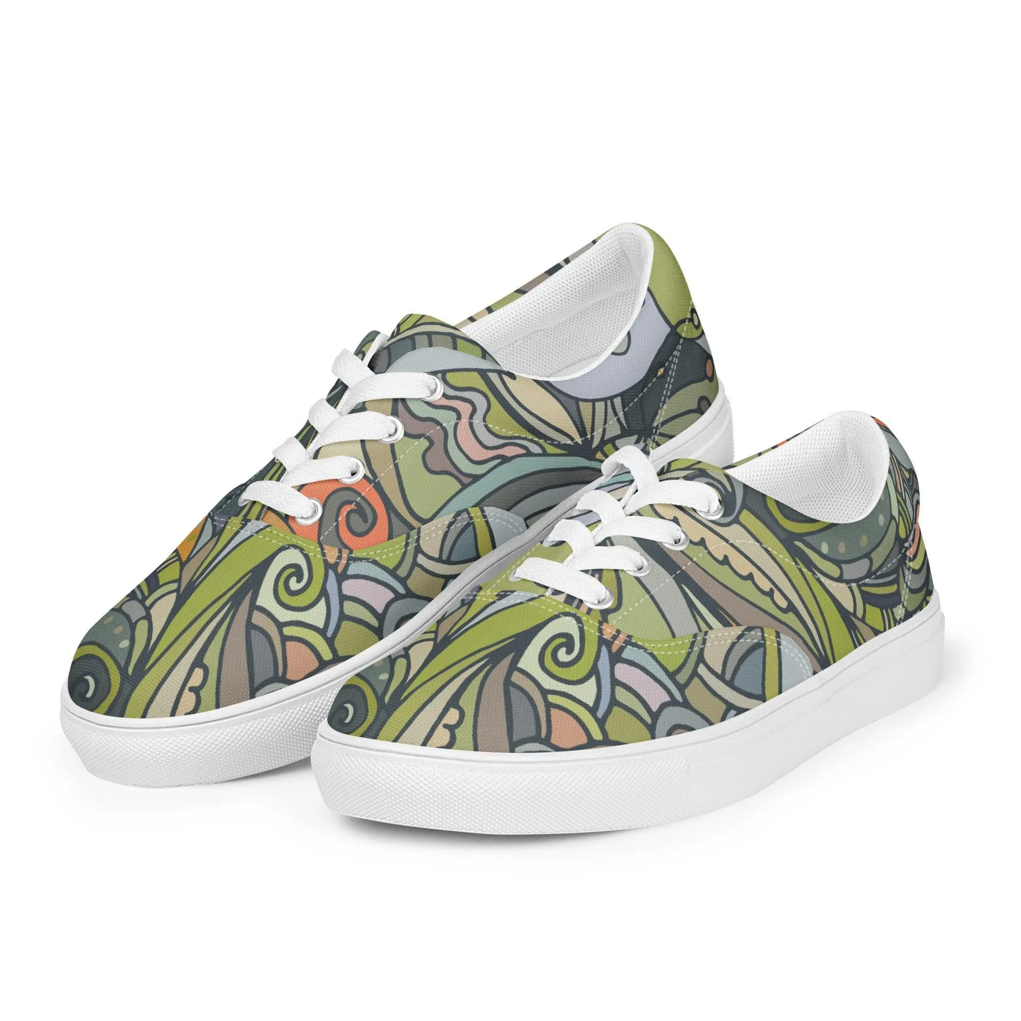 Jana Lace Up Canvas Sneakers