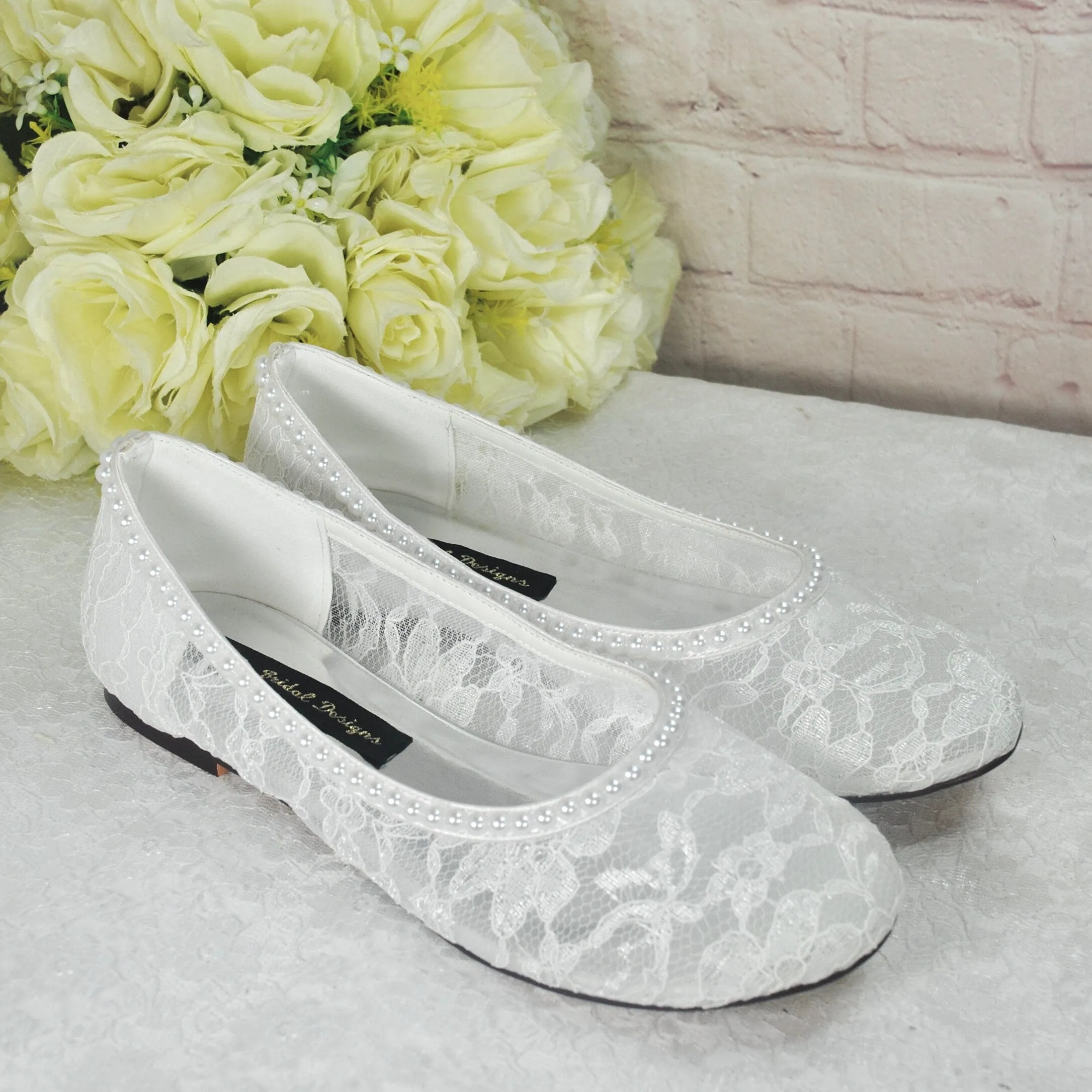 Lace Ballet Flats UK5/US7.5