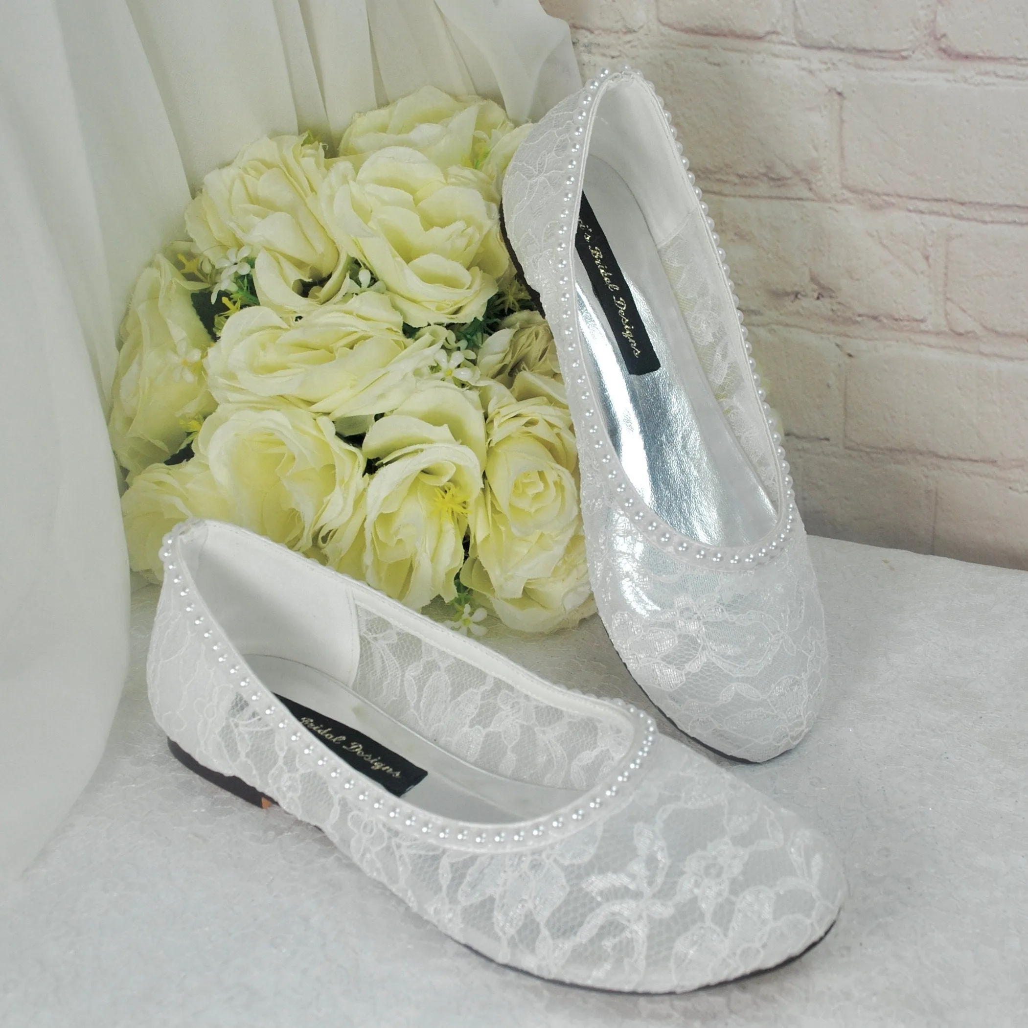 Lace Ballet Flats UK5/US7.5