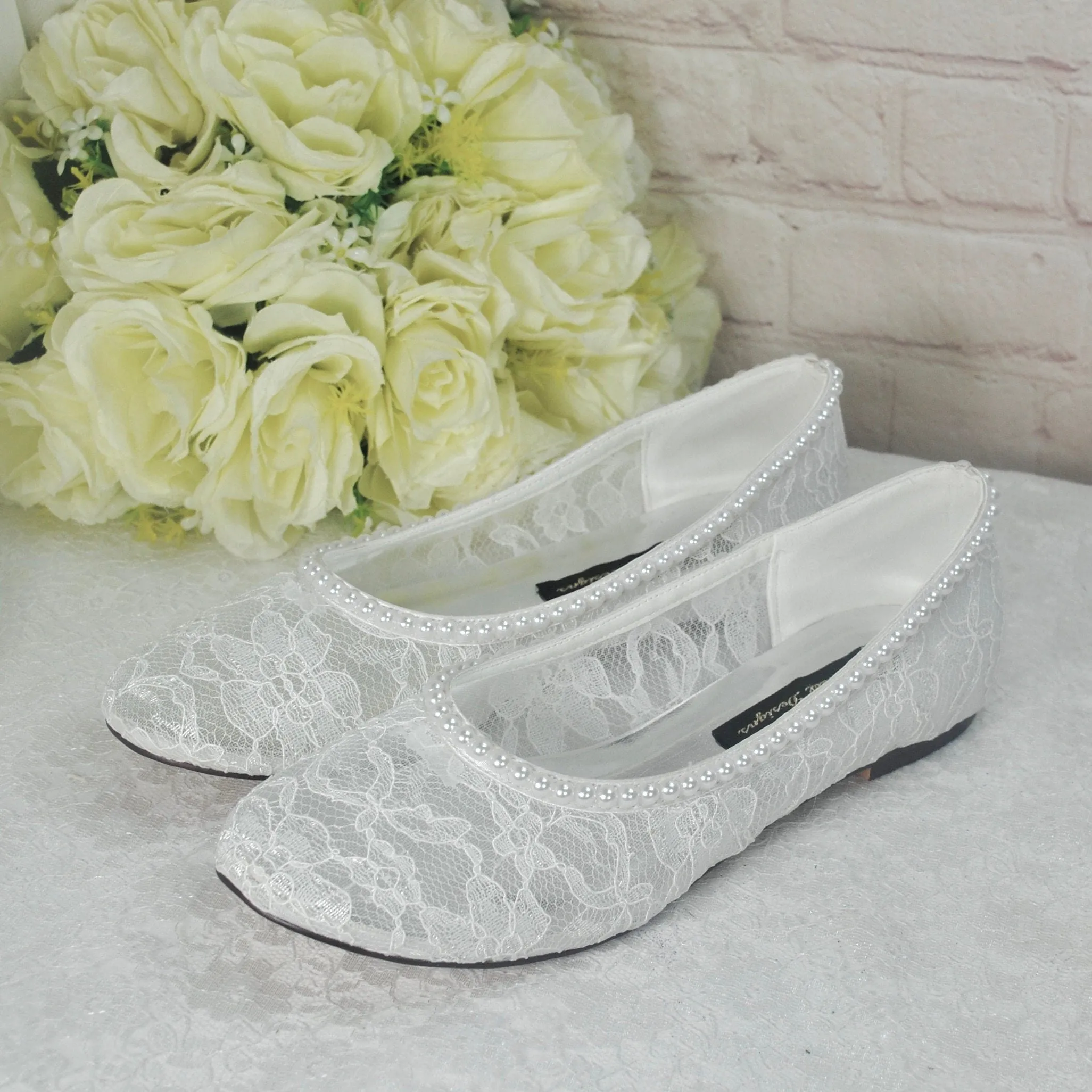 Lace Ballet Flats UK5/US7.5