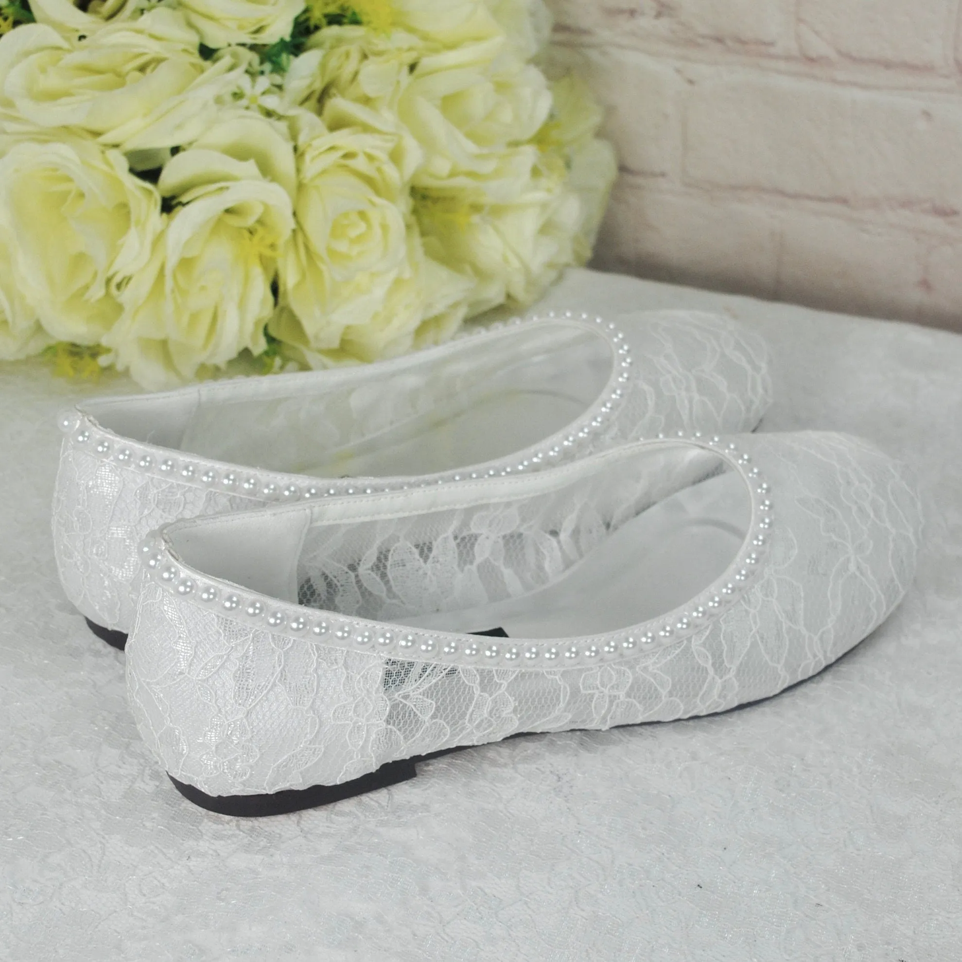 Lace Ballet Flats UK5/US7.5