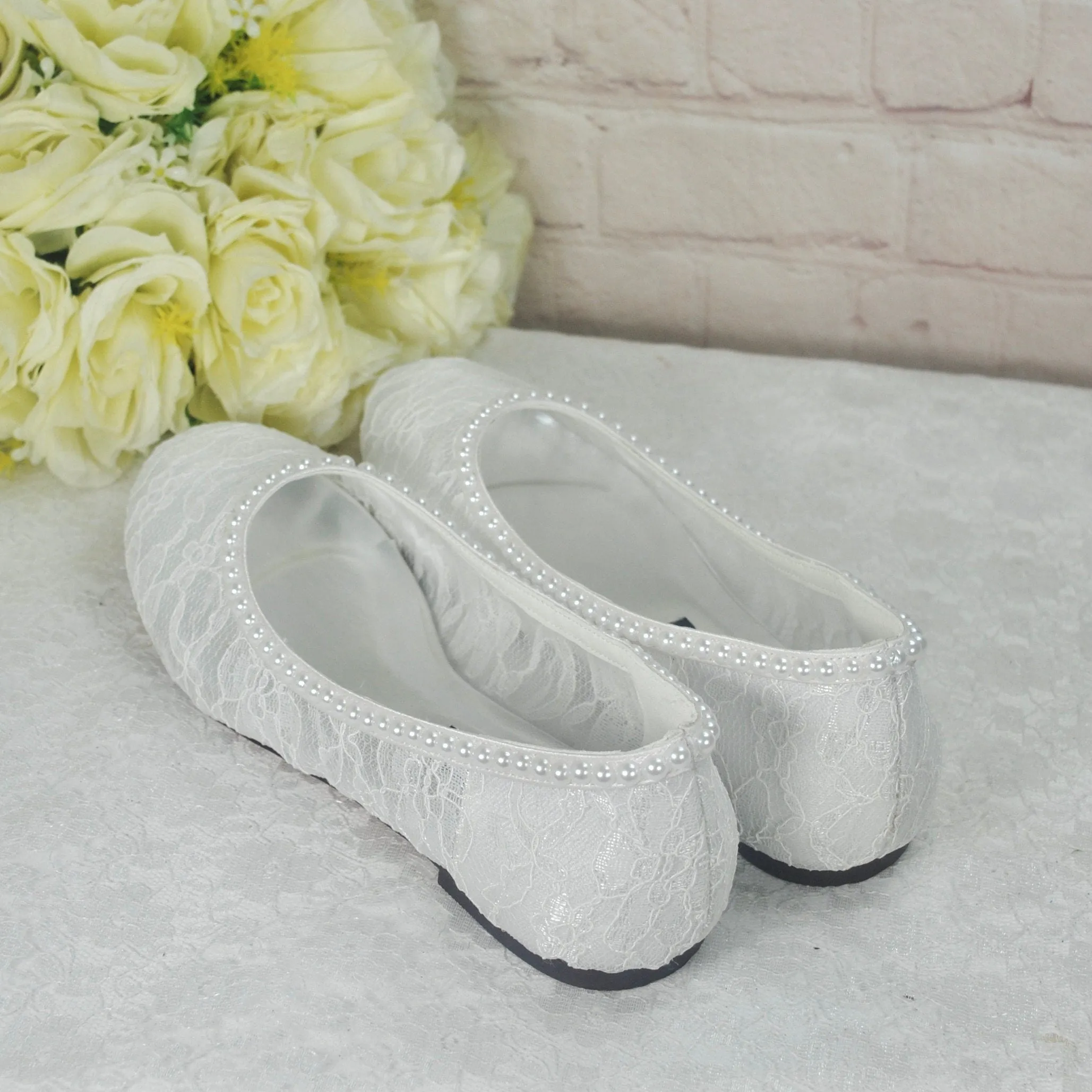 Lace Ballet Flats UK5/US7.5
