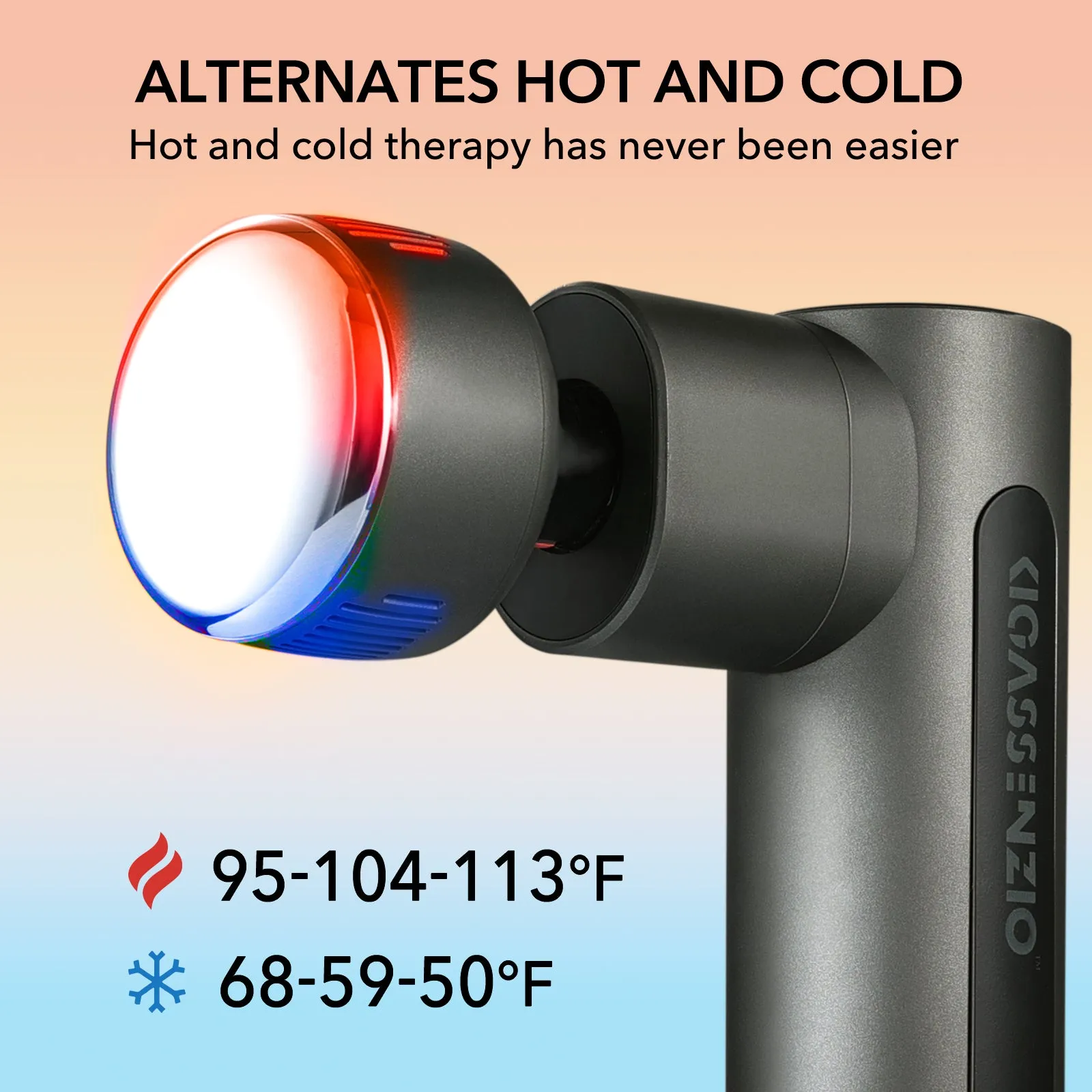Massage Gun Heat & Cold Dark Grey - Black Friday Offer