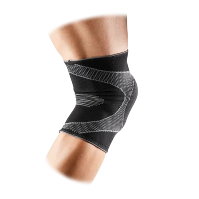 McDavid Knee Sleeve w 4 Way Elastic & 4 Way Gel Buttress MD5125