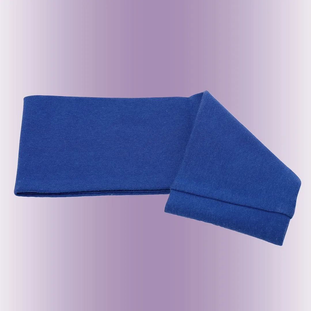 Men's Headbands Cotton Jersey 3" Wide Sports Fitness Yoga Made in the USA Royal
