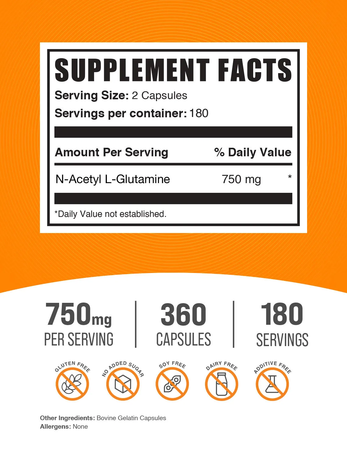 N-Acetyl L-Glutamine Capsules