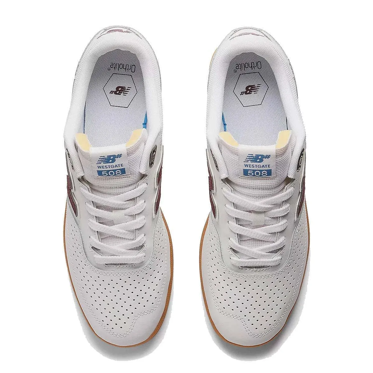 New Balance Numeric 508 Westgate in White/Gum