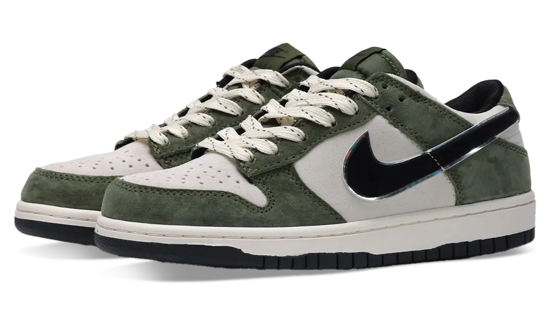 Nike dunk low army green / gray