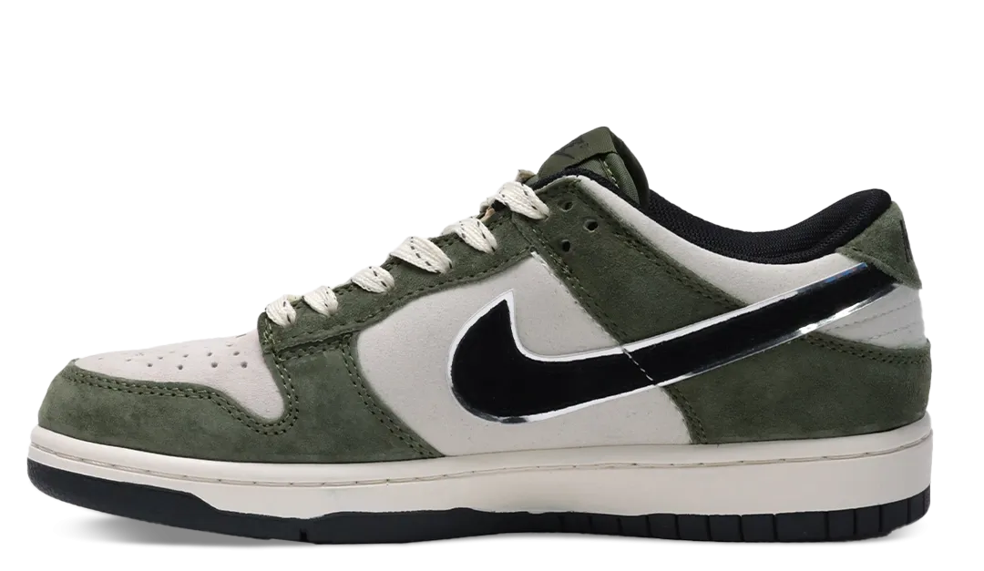 Nike dunk low army green / gray
