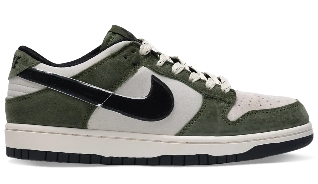 Nike dunk low army green / gray