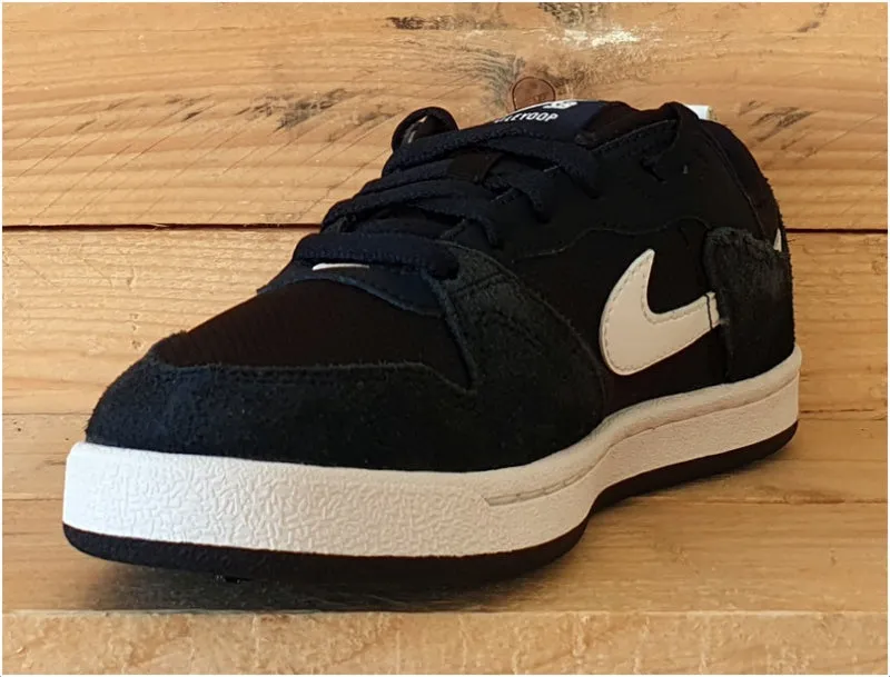 Nike SB Alleyoop Low Suede Trainers UK4/US4.5Y/EU36.5 CJ0883-001 Black/White
