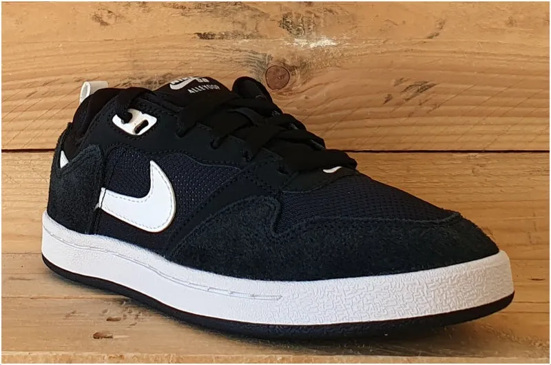 Nike SB Alleyoop Low Suede Trainers UK4/US4.5Y/EU36.5 CJ0883-001 Black/White