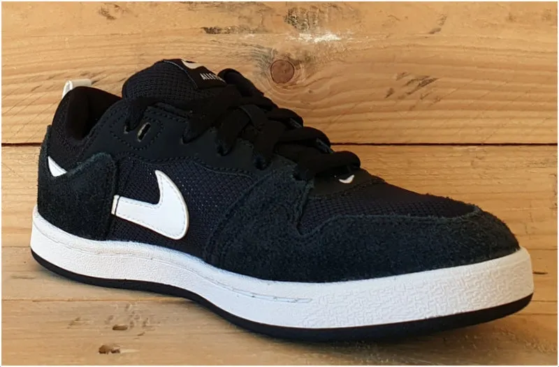 Nike SB Alleyoop Low Suede Trainers UK4/US4.5Y/EU36.5 CJ0883-001 Black/White
