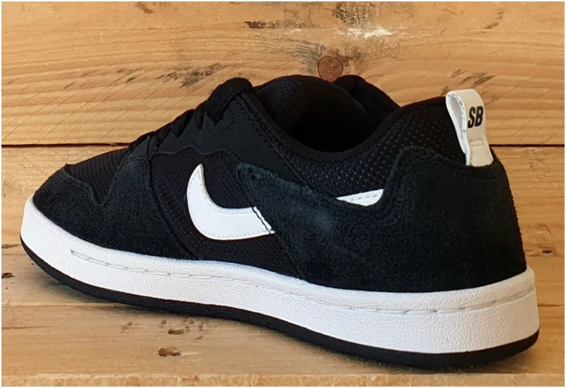 Nike SB Alleyoop Low Suede Trainers UK4/US4.5Y/EU36.5 CJ0883-001 Black/White