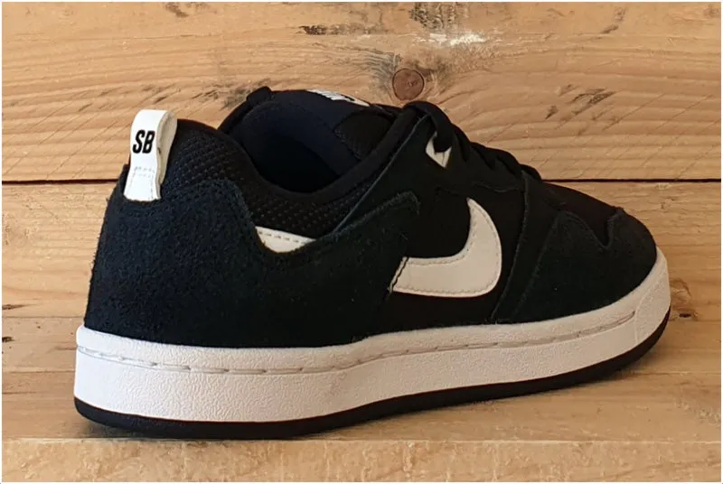 Nike SB Alleyoop Low Suede Trainers UK4/US4.5Y/EU36.5 CJ0883-001 Black/White