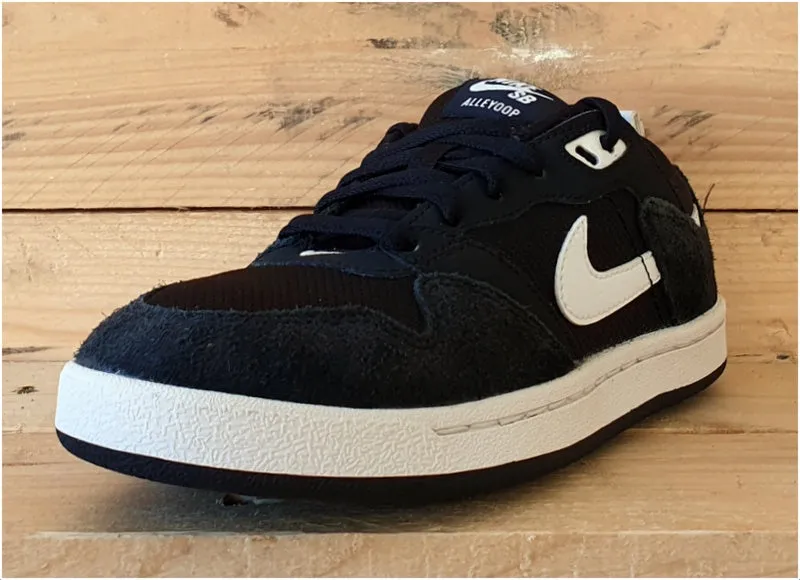Nike SB Alleyoop Low Suede Trainers UK4/US4.5Y/EU36.5 CJ0883-001 Black/White