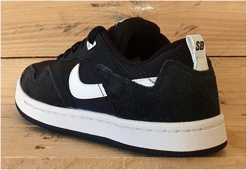 Nike SB Alleyoop Low Suede Trainers UK4/US4.5Y/EU36.5 CJ0883-001 Black/White