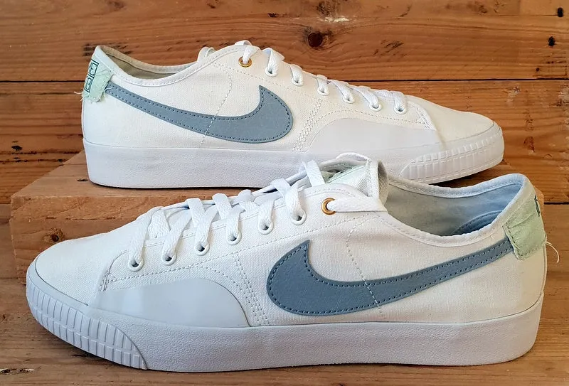 Nike SB Blazer Court DVDL Low Trainers UK10/US11/EU45 CZ5605-100 White Wolf Grey