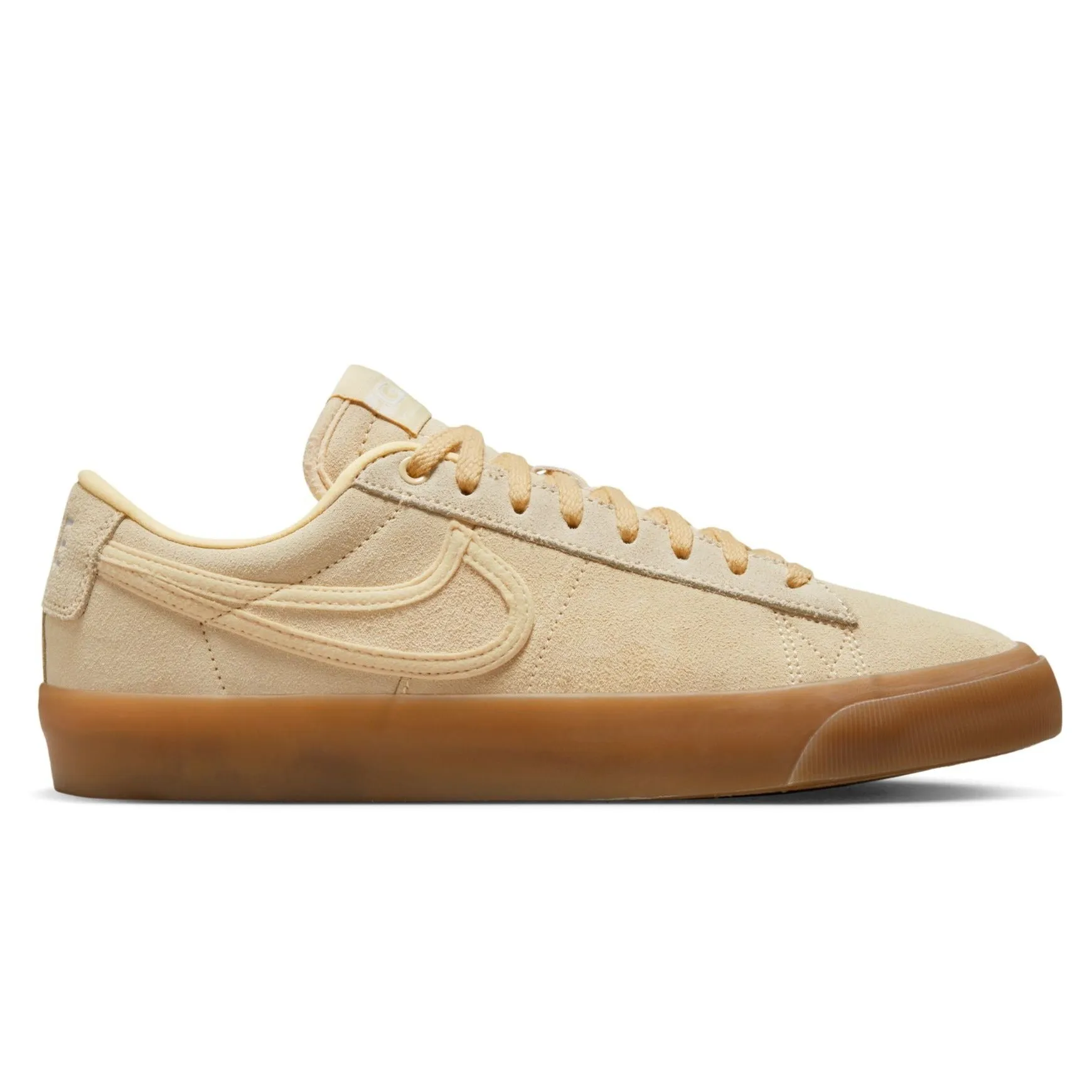 Nike SB Blazer Low Pro GT Premium Skateboard Shoe - Pale Vanilla/Pale Vanilla-Pale Vanilla