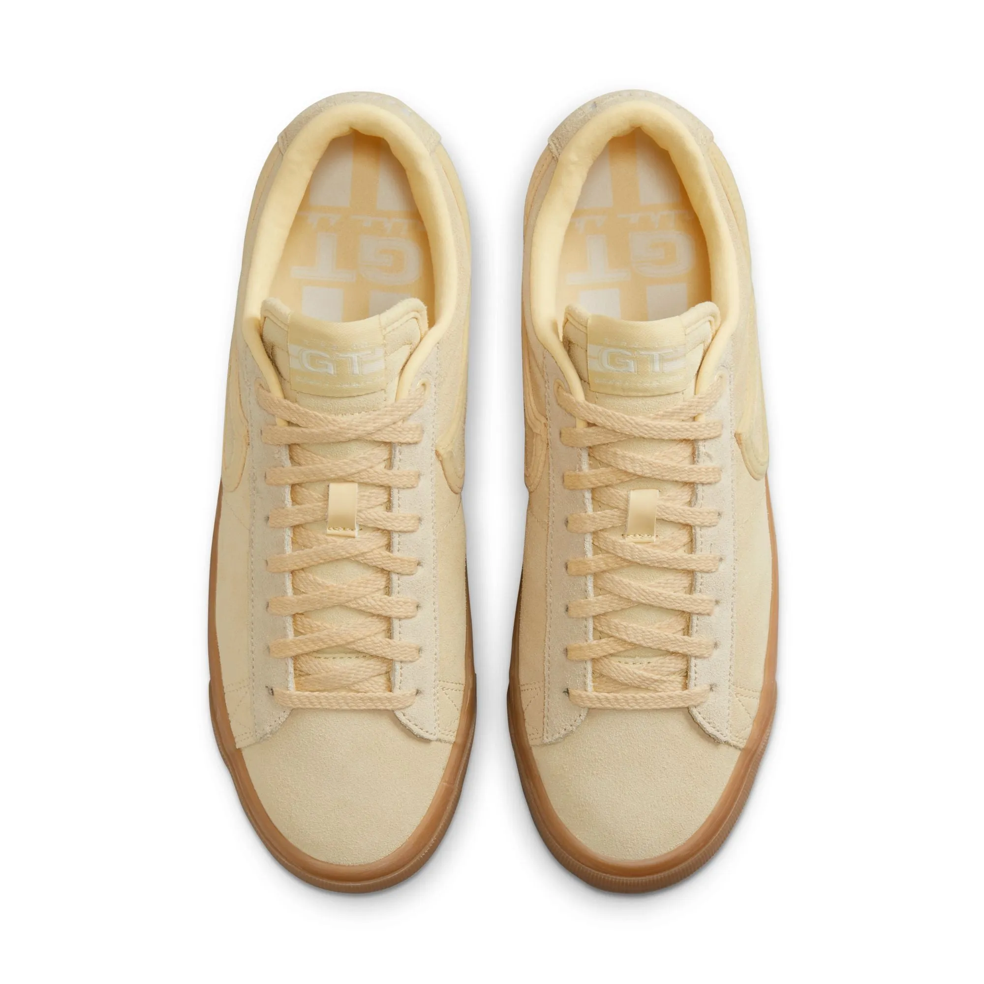 Nike SB Blazer Low Pro GT Premium Skateboard Shoe - Pale Vanilla/Pale Vanilla-Pale Vanilla