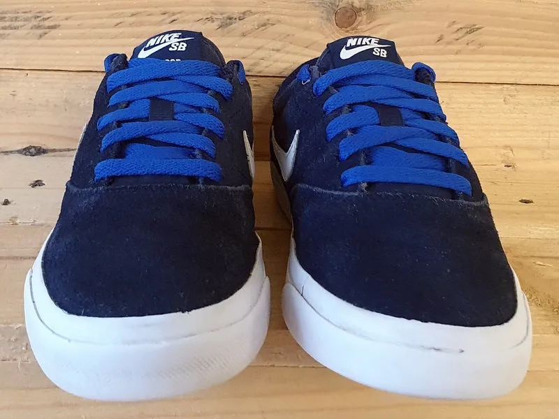 Nike SB Charge Low Suede Trainers UK4/US4.5Y/EU36.5 CT3112-400 Navy/White