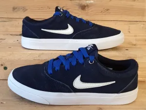 Nike SB Charge Low Suede Trainers UK4/US4.5Y/EU36.5 CT3112-400 Navy/White