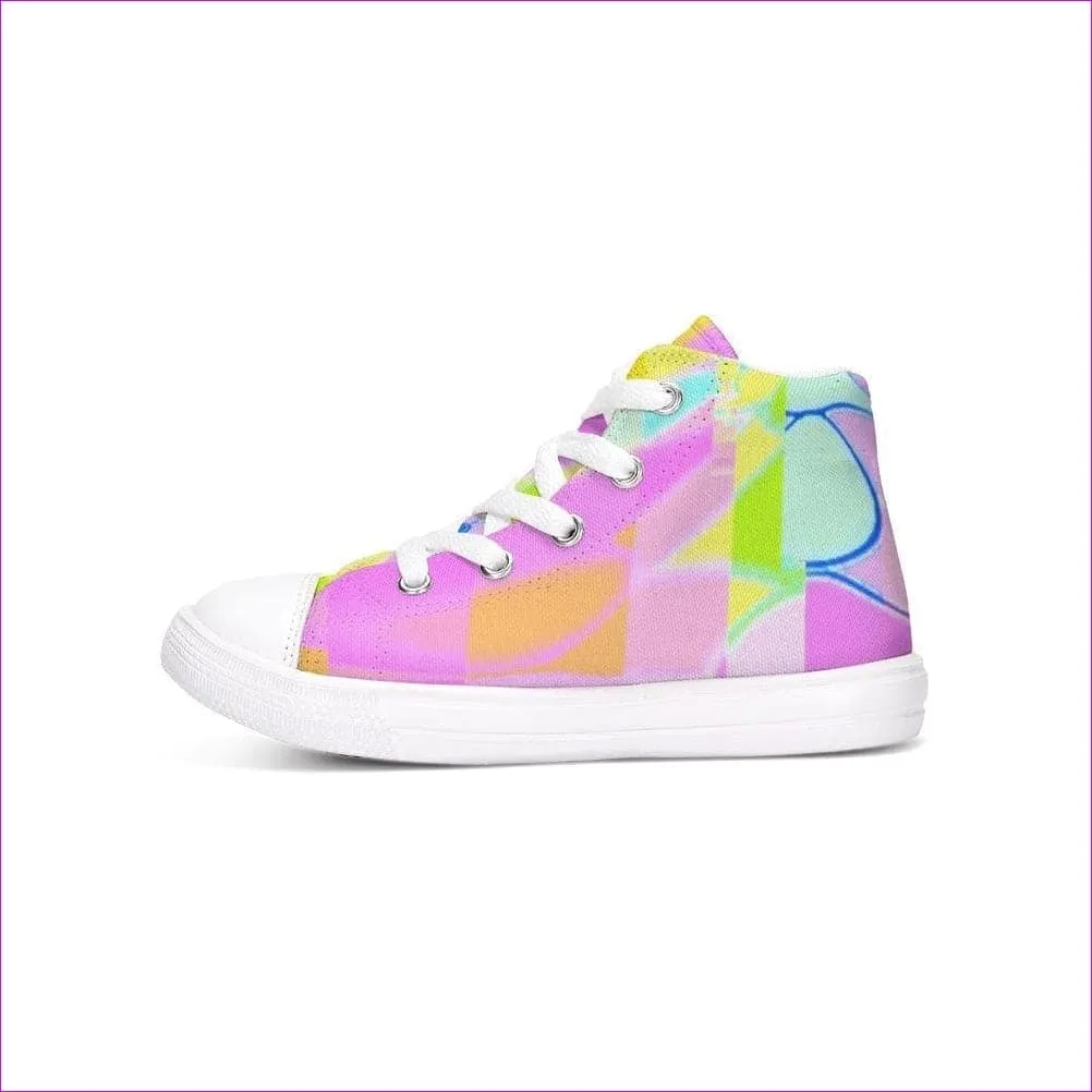 Northern Lights Kids  Kids Hightop Canvas Shoe