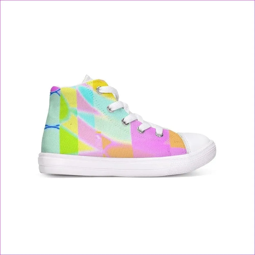 Northern Lights Kids  Kids Hightop Canvas Shoe