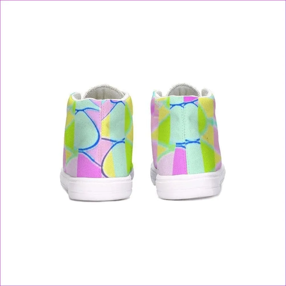Northern Lights Kids  Kids Hightop Canvas Shoe