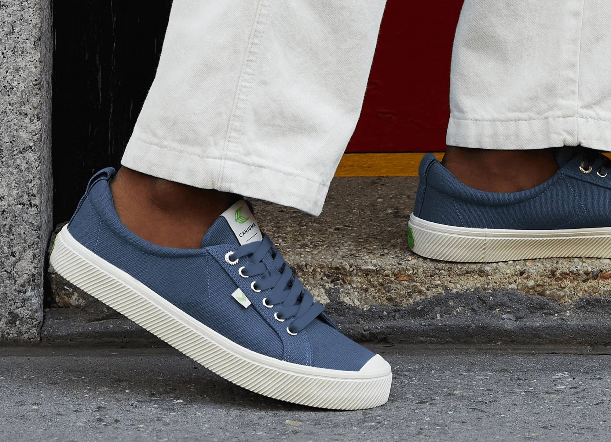 OCA Low Green Canvas Sneaker Men