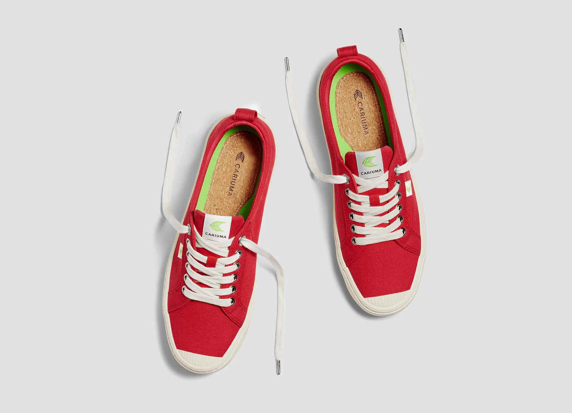 OCA Low Red Canvas Sneaker Men