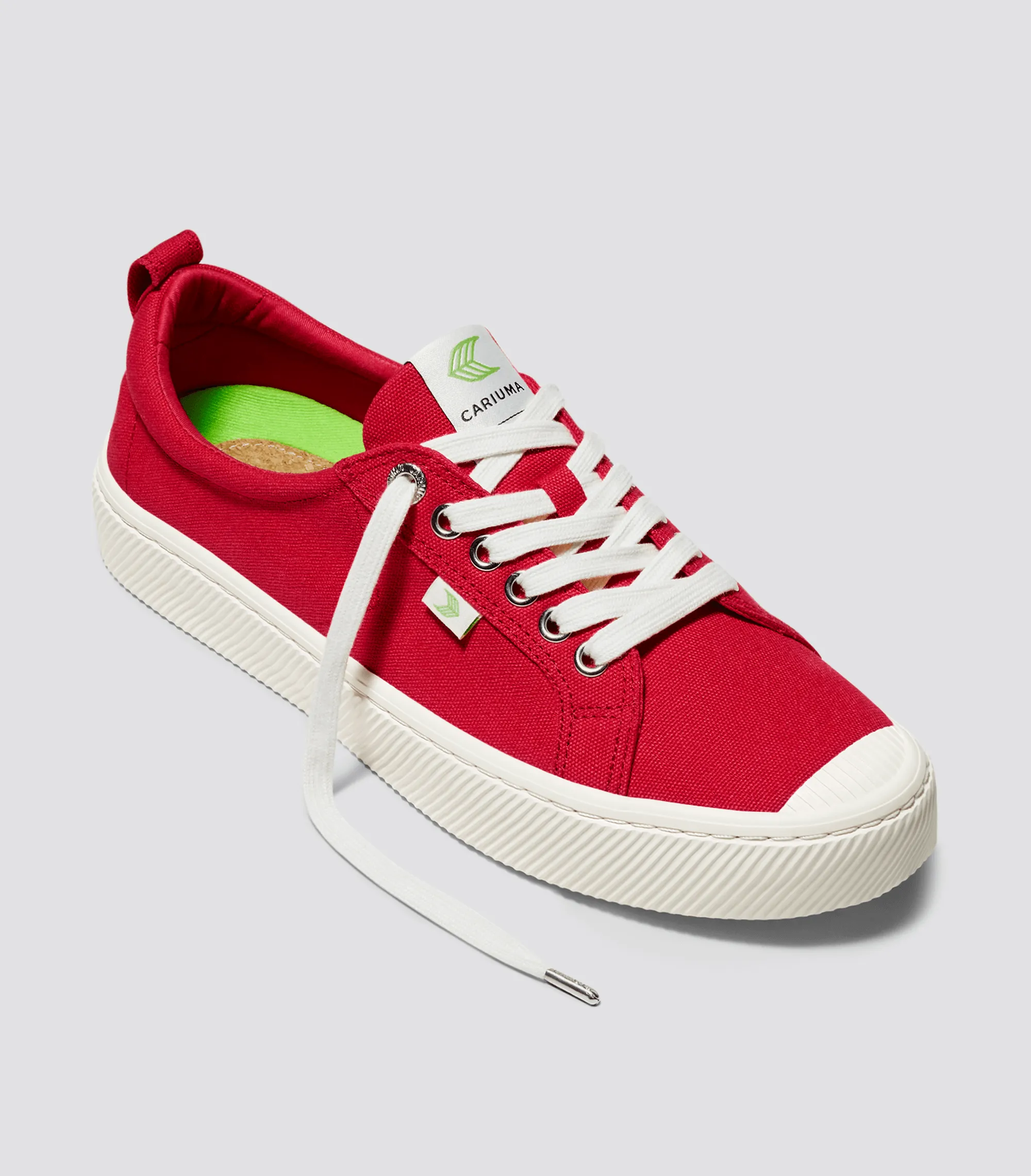 OCA Low Red Canvas Sneaker Men